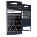 Luxshield Reflektor-Sticker Hexagon Größe Uni Schwarz - mehr Sicherheit im Stradenverkehr