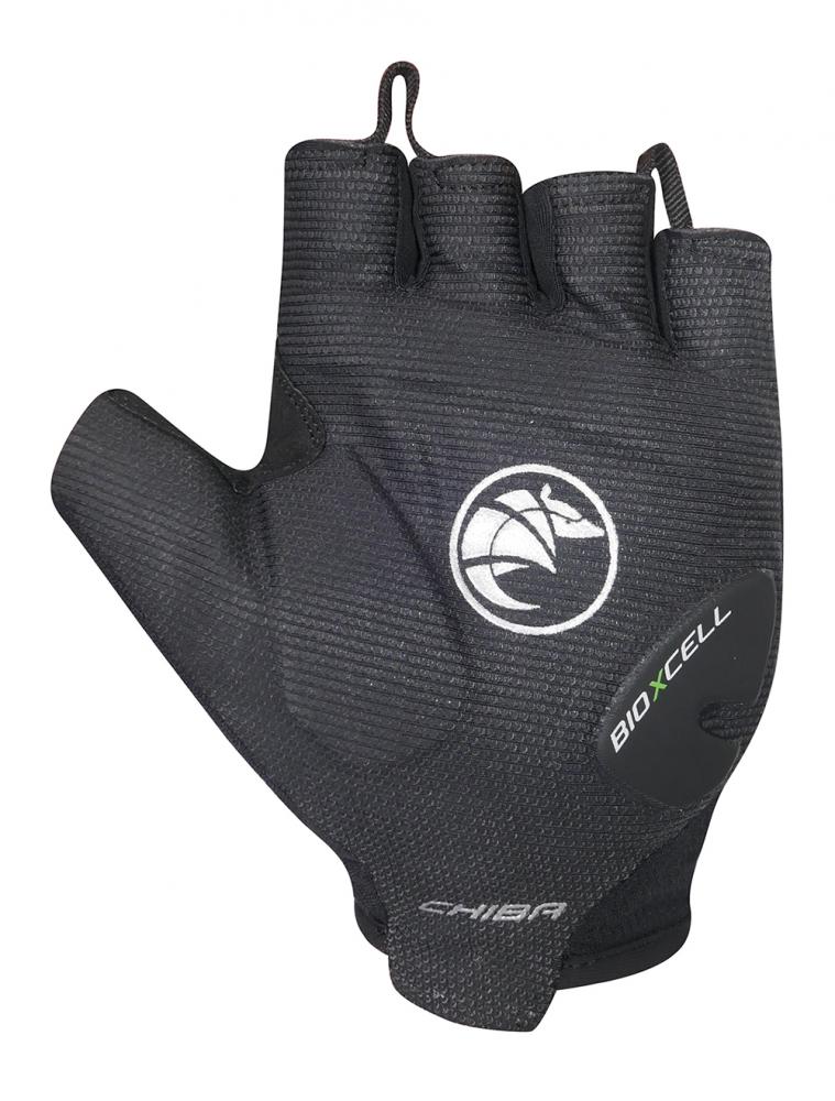 CHIBA BioXCell Road - Radhandschuhe kurz, schwarz, Größe L