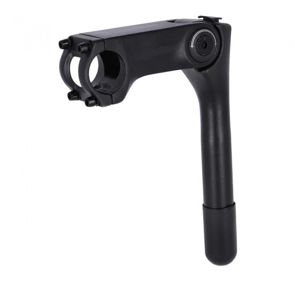 Ergotec Vorbau Sepia XL Schaft 25.4 31.8 180 110mm AL6061 T6 winkelverstellbar schwarz sand Safety Level 5