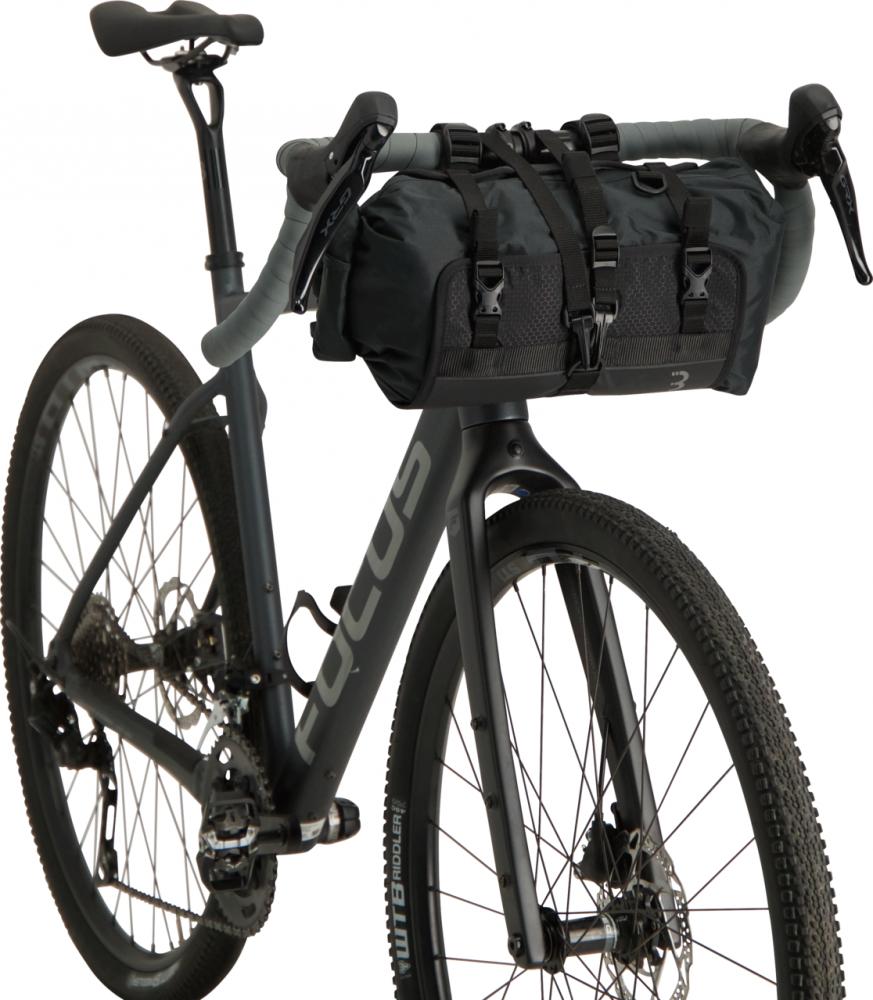BBB Cycling Fahrradlenkertasche Front Fellow 28x16x16cm 10L schwarz - leichte, wetterfeste Lenkertasche