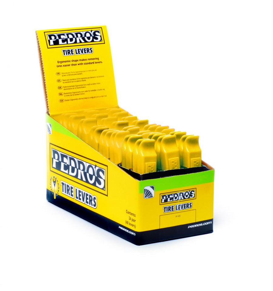 Pedros Tire Lever Reifenheber Display 24 Stk yellow