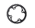 Schwarzes Aluminium Kettenblatt 42 Zähne für Singlespeed Fahrräder.
