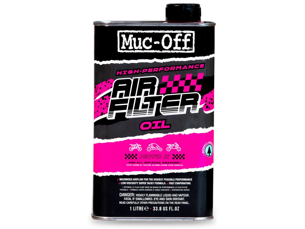 Muc Off Motorcycle Air Filter Oil 1 Liter pink