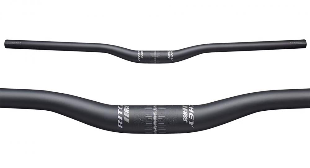Ritchey WCS Low Rizer MTB-Lenker 760mm 20mm, 31.8mm Klemmung, Blatte Black Aluminium für präzises Fahrverhalten.