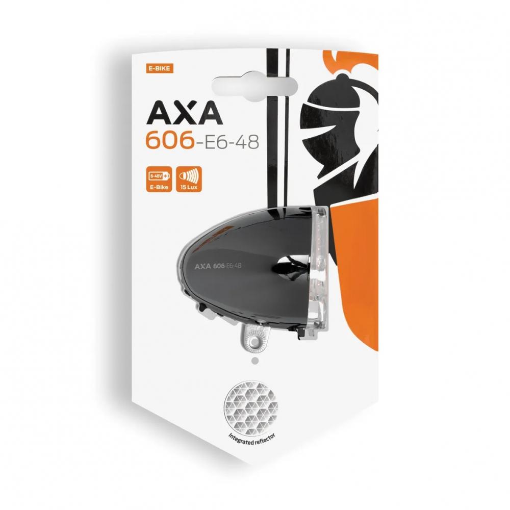 AXA LED-Dynamo-Scheinwerfer AXA 606 E6-48 - 40 Lux StVZO zugelassen