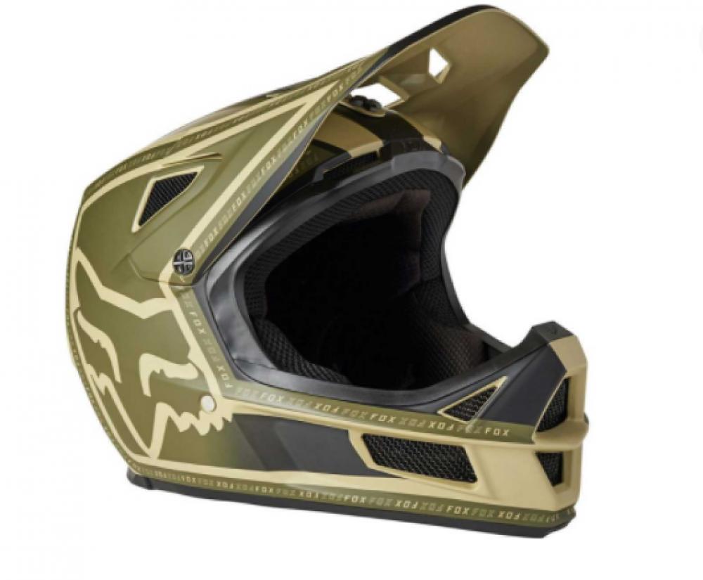 FOX Helm RAMPAGE COMP CALI CE CPSC Full Face Schutz Helm beige XL