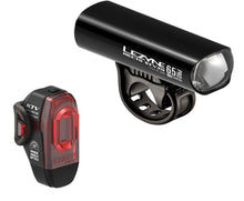 Lezyne Beleuchtungs-Set Hecto Pro 65 + KTV StVZO (vorne 65 Lux/200 lm, 3 Modi, hinten 11 lm USB, IPX7, CNC-Alu, Akku)