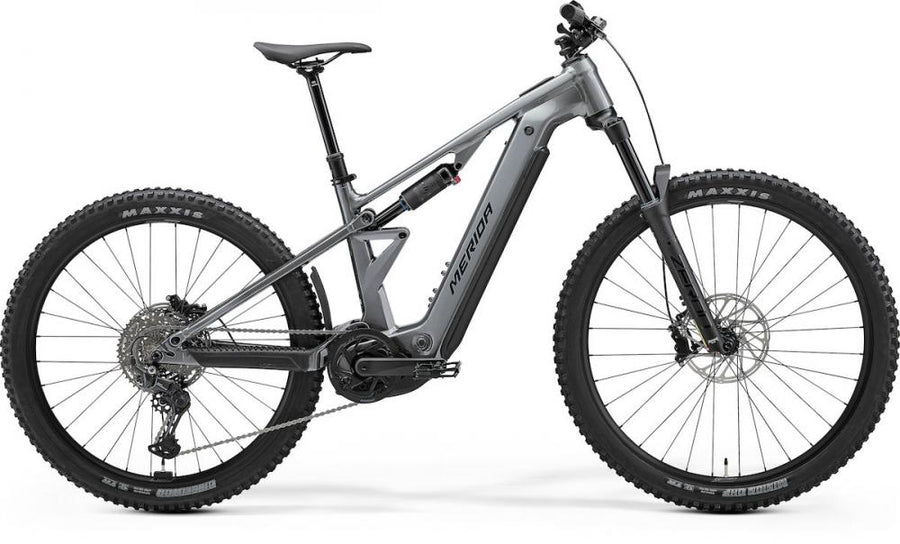 MERIDA ETMO 500 PRO E-Mountainbike Fully M, gunmetal grey black, Bosch CX 100 Nm, 800 Wh Akku, Alu-Fully