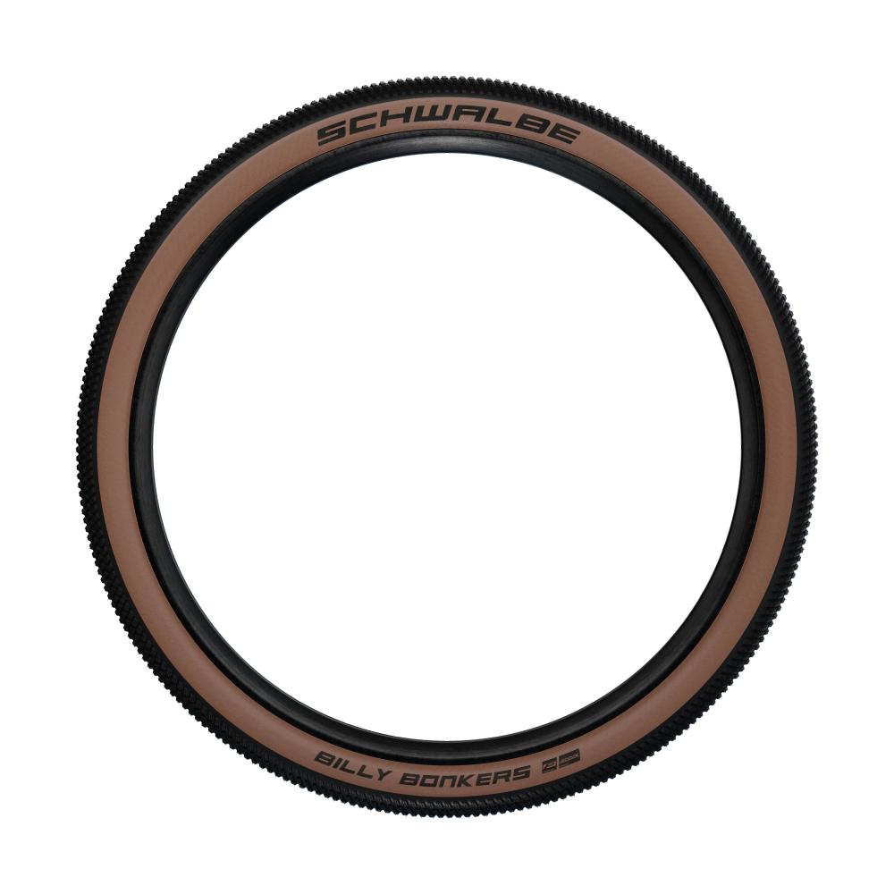 Schwalbe Billy Bonkers 26x2.25 Fahrradreifen, ETRTO 57-559, Bronze-Schwarz, SBC K-Guard Active Line Tube HS600.