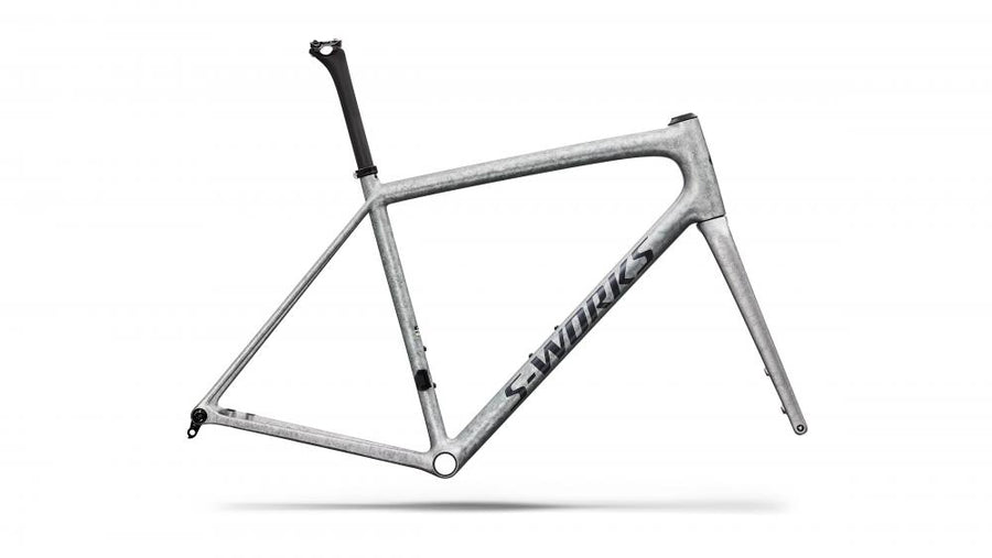 Specialized Aethos Rahmenset - Shadow Silver/Silver Dust/Black Pearl - Größe 58 cm