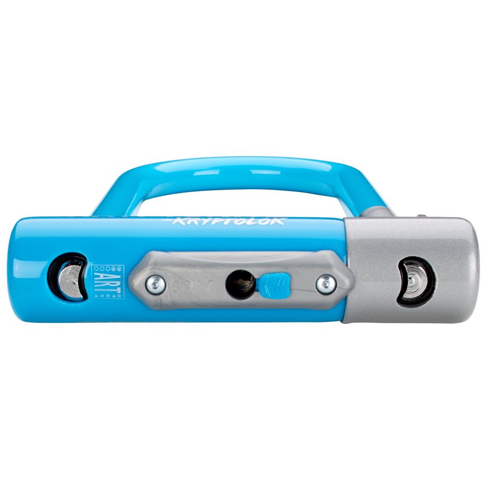 Kryptonite KryptoLok Mini-7 Bügelschloss 17,8 x 8,2 Zentimeter 12,7 Millimeter blau inkl. FlexFrame-U Halterung