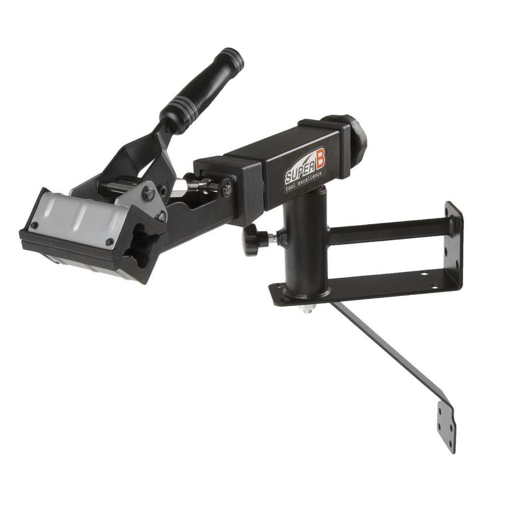SUPER B Premium Montageständer TB-WS 35 schwarz 2in1, 360° drehbar, Schnellverschluss, bis 30 kg