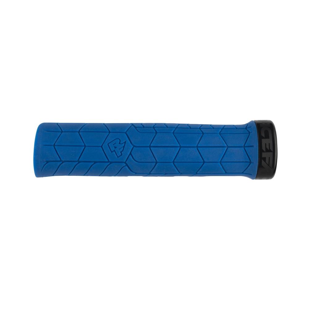 Race Face Getta Grip Lock-On Griff 33mm in blau/schwarz für sicheren Halt und Kontrolle am Fahrradlenker.