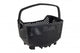 Racktime Korb System Baskit Edge schwarz inklusive Snapit Adapter 43x24x29cm 20 Liter