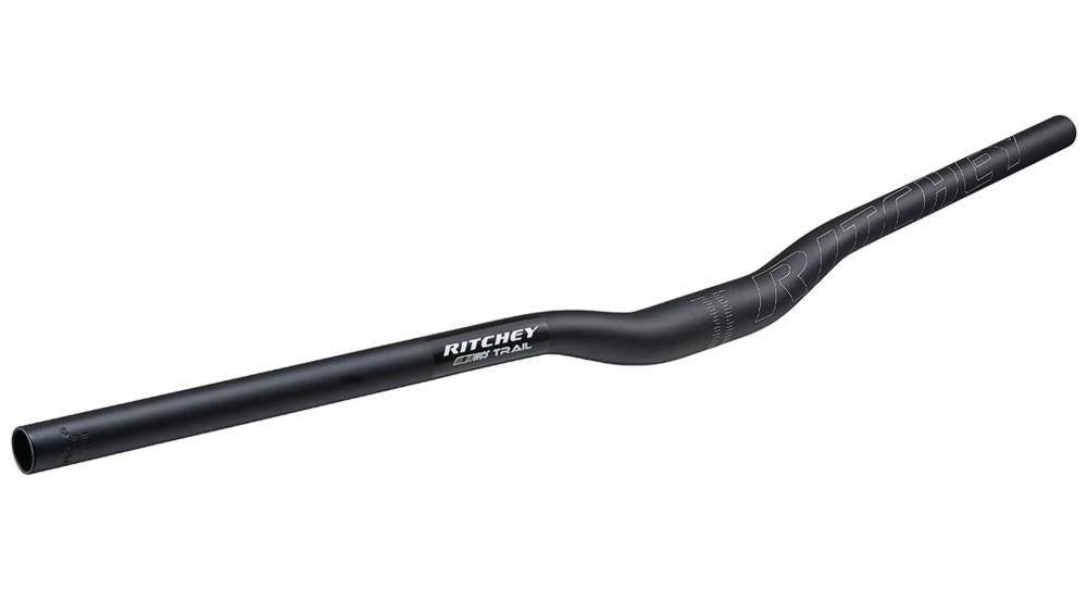 Ritchey WCS Trail Rizer MTB-Lenker 31,8 mm, 800 x 30 mm, 9° Backsweep, 2° Upsweep, Farbe Blatte Black, aus dreifach konifiziertem 7050 Aluminium