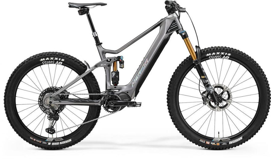 Merida eONE-SIXTY 10K EP3 XS (40,5) Gunmetal-Grau/Titan - kraftvolles E-MTB für anspruchsvolle Trails