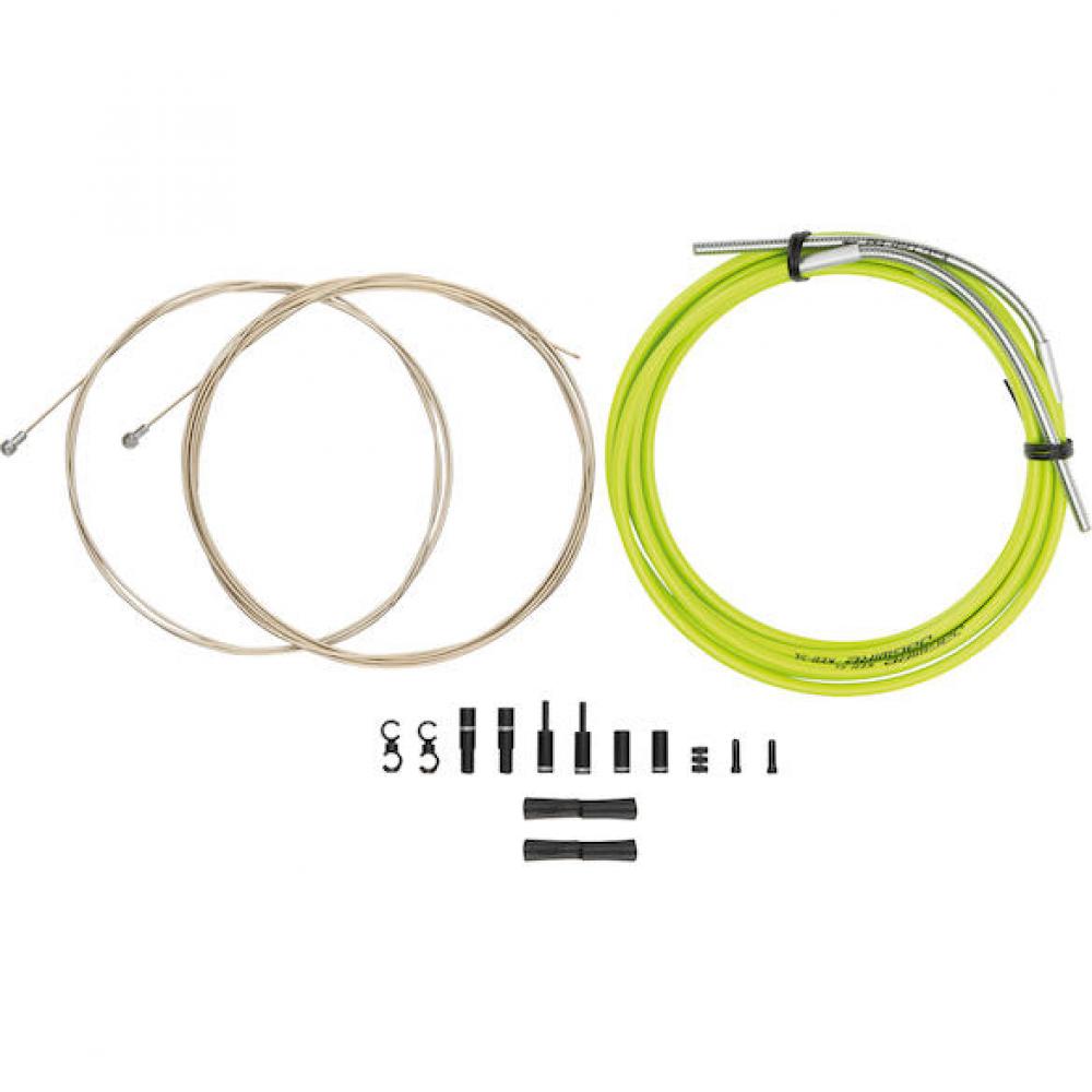 Jagwire Road Pro Bremszugset Kevlar-verstärkt Organic Green - Professionelle Bremsleistung