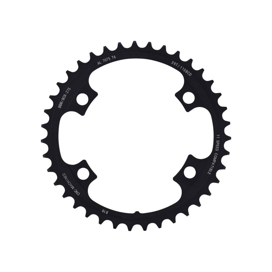 BBB Cycling BBB Kettenblatt ElevenGear 39T/110mm anthrazit 39T/110 mm anthrazit - präziser Antrieb für Rennräder