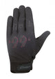 CHIBA Double Six - Radhandschuhe XS schwarz, ungepolstert, atmungsaktiv, Touchfinger, Silikongr grip