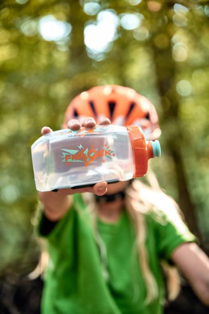 Fidlock Twist Bottle 450 ml Kids + Bike Base Trinkflasche