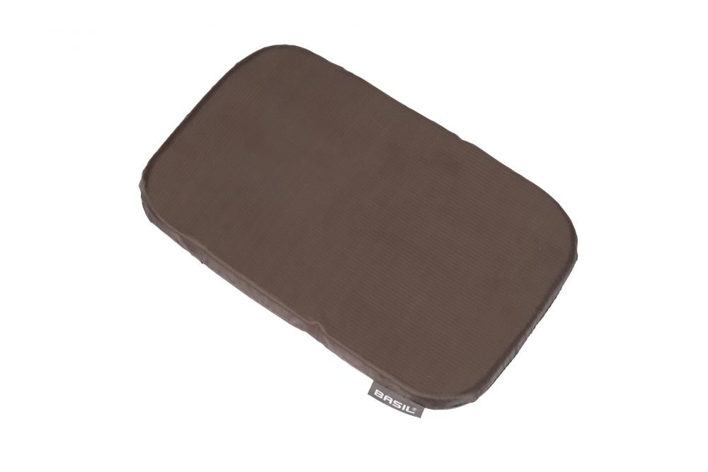 Basil Buddy Hundefahrradkorb Vorderrad mit Klickfix Adapterplatte - Biscotti Brown 45x22x32 cm