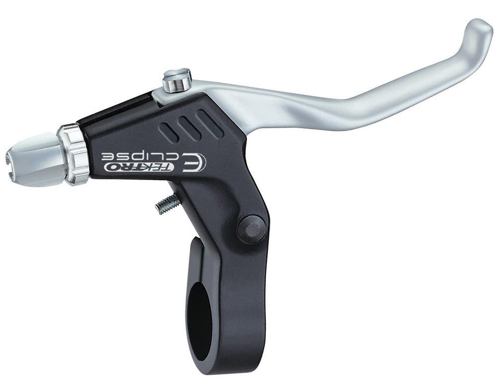 Tektro Fahrrad Bremshebel MT 2.1, schwarz-silber, aus Aluminium.