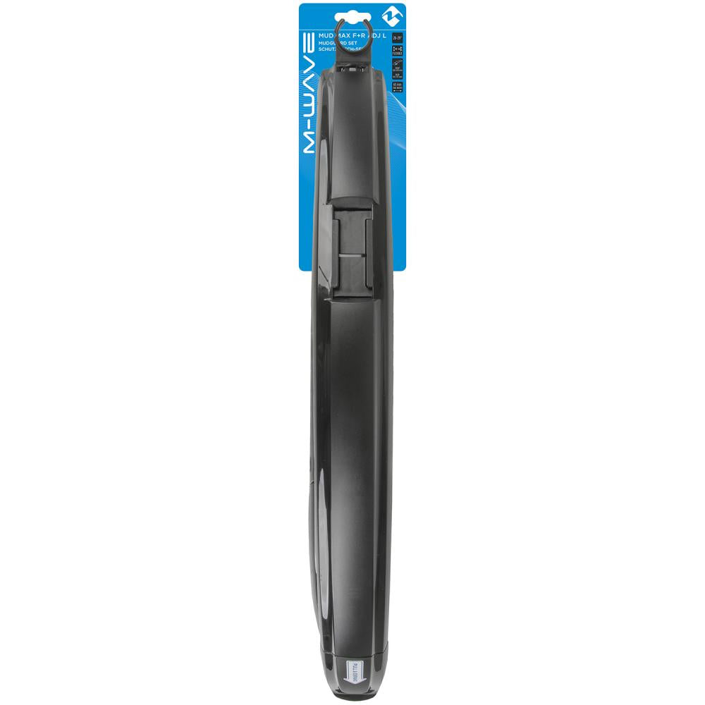 M-WAVE Mud Max F+R ADJ L Schutzblech-Set universell für 26 Zoll-29 Zoll Räder