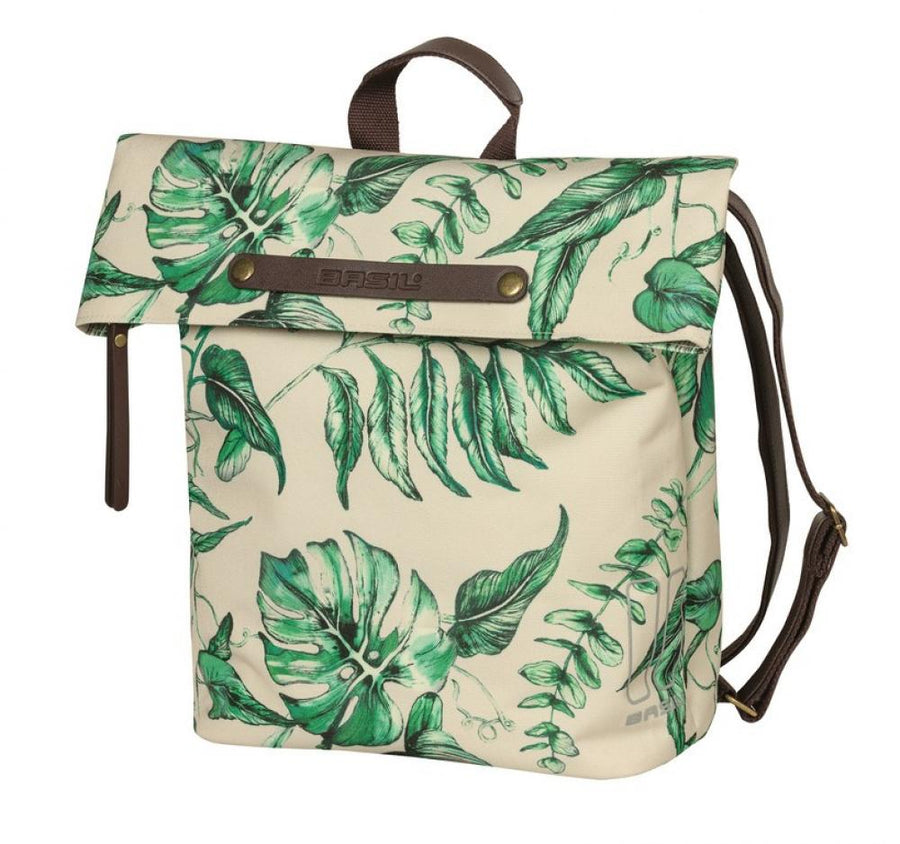 Basil Fahrradrucksack Ever-Green sandshell beige 28x16x35cm