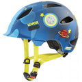 uvex oyo style deep space matt, leichter Kinder-Fahrradhelm mit individueller Größenanpassung (50-54 cm), erweiterbar mit LED-Licht, inklusive uvex xTRA Shield und KID PROtect Pad