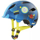 uvex oyo style deep space matt, leichter Kinder-Fahrradhelm mit individueller Größenanpassung (50-54 cm), erweiterbar mit LED-Licht, inklusive uvex xTRA Shield und KID PROtect Pad