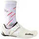 VeloToze Überschuh Toe Silicone Onesize Weiß - wasserdichter Zehenschutz für Radschuhe