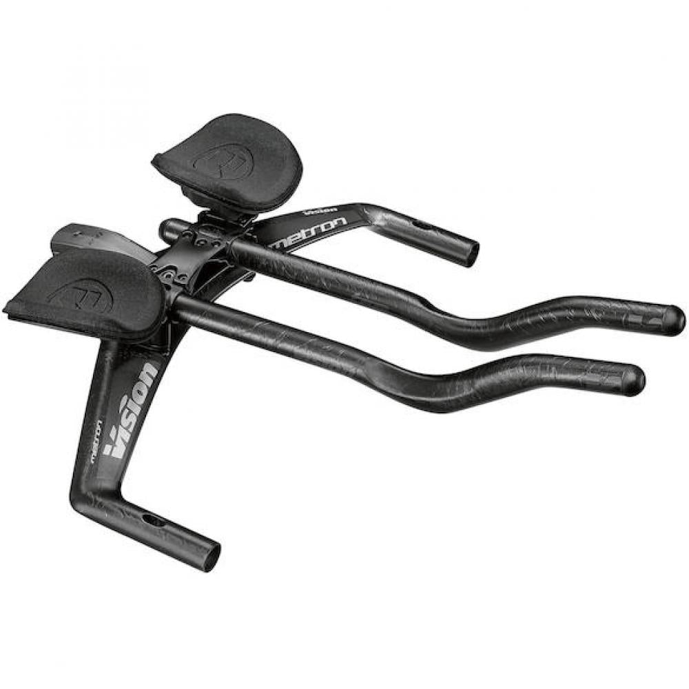 Vision Lenker Metron TFA Aerobar 400 mm Schwarz - aerodynamisches Triathlon-Cockpit
