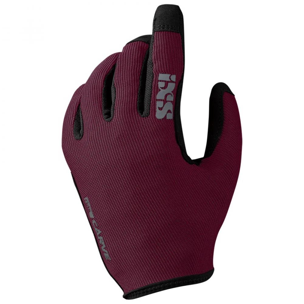 IXS Sports Division iXS Carve Women Gloves L Raisin - komfortabler MTB-Damenhandschuh