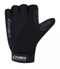 CHIBA Argon Premium II - Rollstuhlhandschuhe, Gel-Polsterung, schwarz, Gr. S