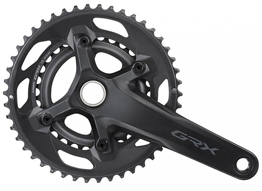SHIMANO Kurbelgarnitur GRX FC-RX600-10 Kurbelgarnitur - 600-10, 10-fach, 175 mm, 46-30 Zähne, 30 Zähne, Schwarz