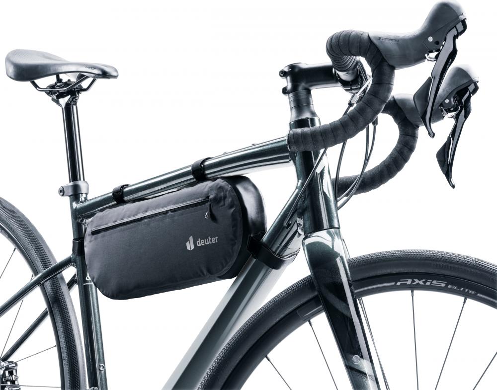 Deuter Cabezon FB 6 Rahmentasche 6 Liter wasserdicht - Leichte Fahrradtasche Weiß, Größe L