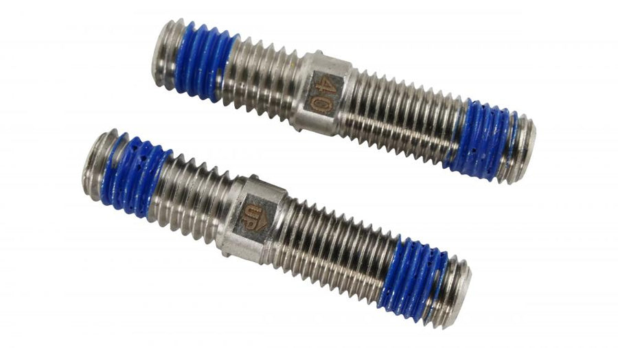 SHIV DISC Tower Stud M8 x 1.25 40mm - Bar Sub Befestigungsbolzen (2 Stück) - Adapter
