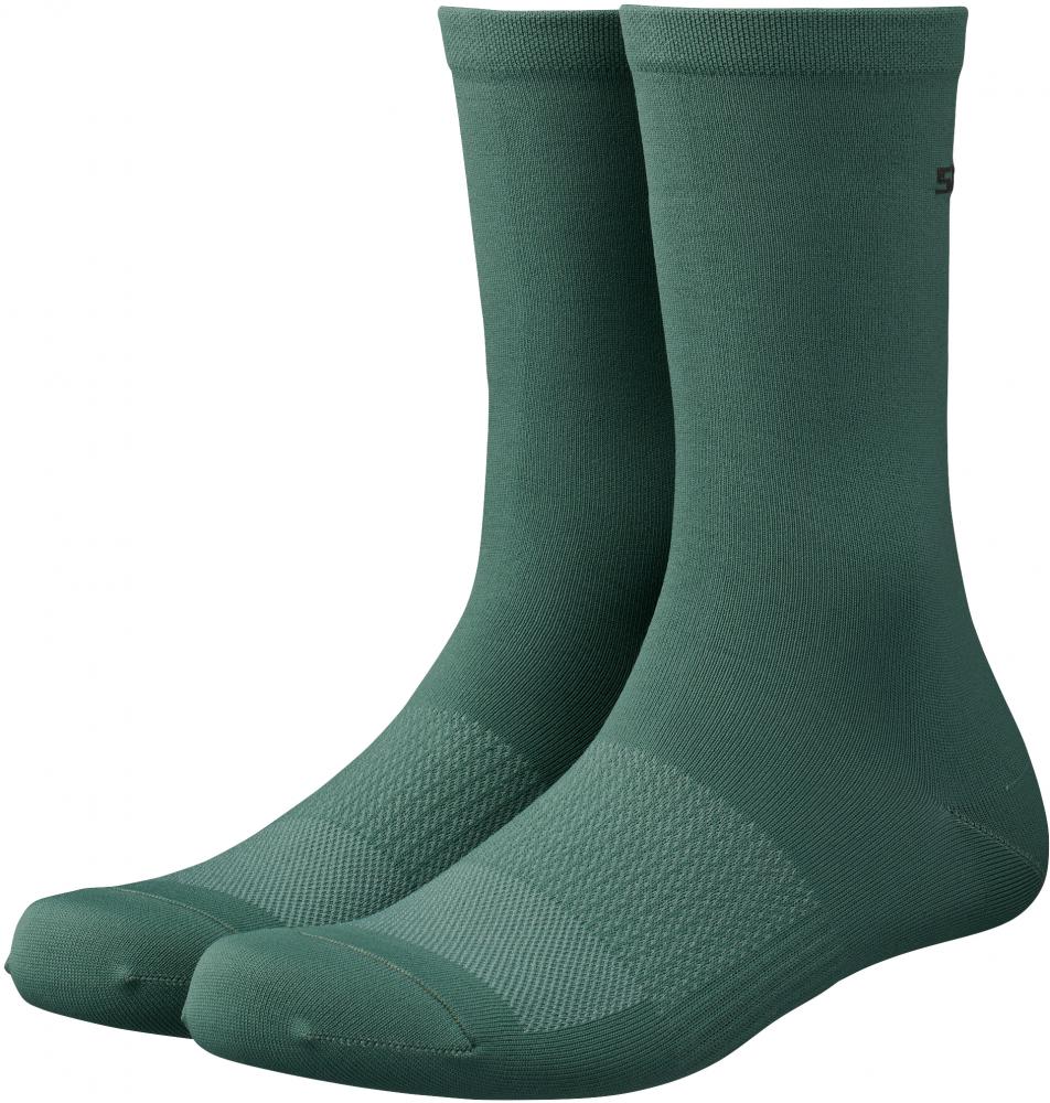 SHIMANO PERFORMANCE SOCKS SAGE GREEN Größe S/M GREEN - atmungsaktive Radsocken