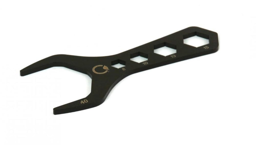 By,Schulz Multifunktionsschlüssel Maulschlüssel SW40 1 1/4" 4mm Steuerlager-Einstellwerkzeug robust und handlich für präzise Fahrrad-Justierung