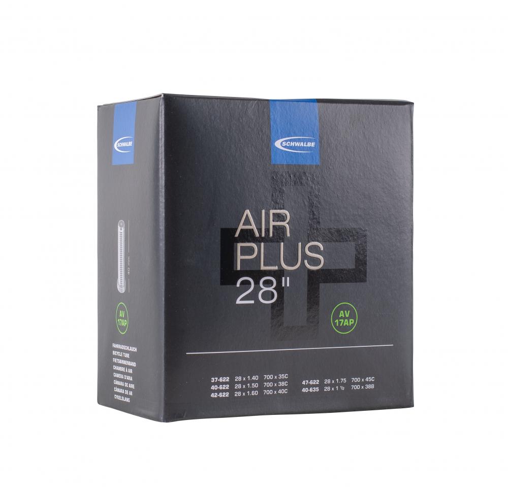 Schwalbe Schlauch AV17AP Air Plus 28x1.40/1.75 Zoll 37/47-622/635 AV 40mm