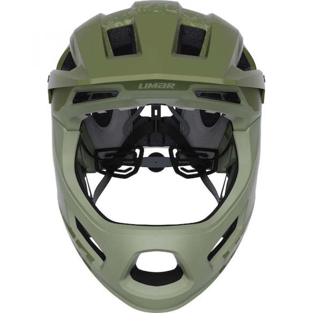 Limar Livigno + Mips Matt Green M Grün - leichter All-Mountain- & Enduro-Integralhelm