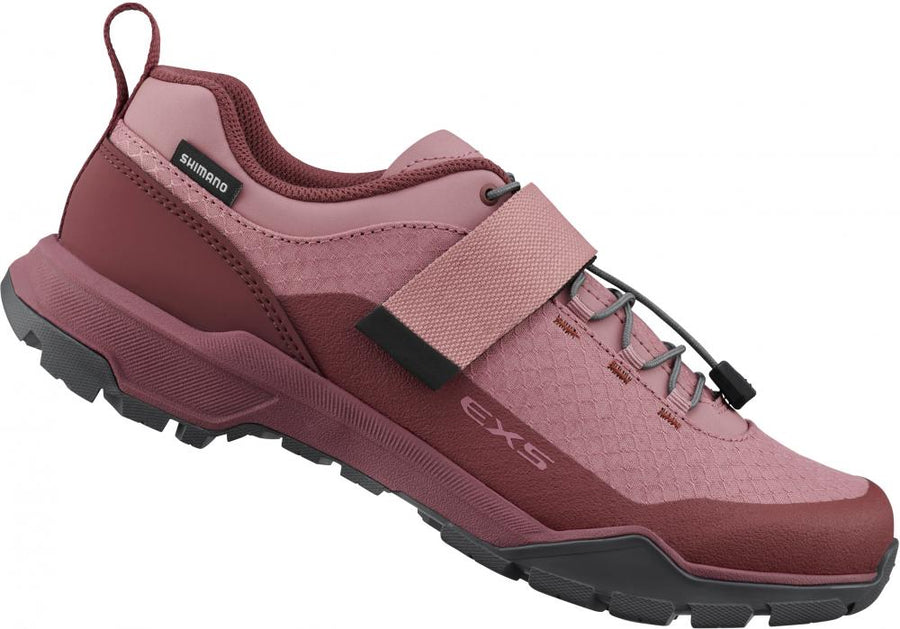 SHIMANO Fahrradschuhe EX500W Damen Touring SPD Größe 36 Damenleisten Rot