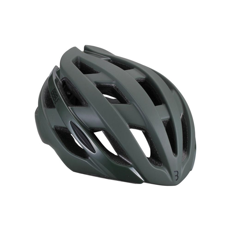 BBB Cycling BBB Helme Hawk L (58-62cm) matt olivgrün - leichter Allround-Rennradhelm
