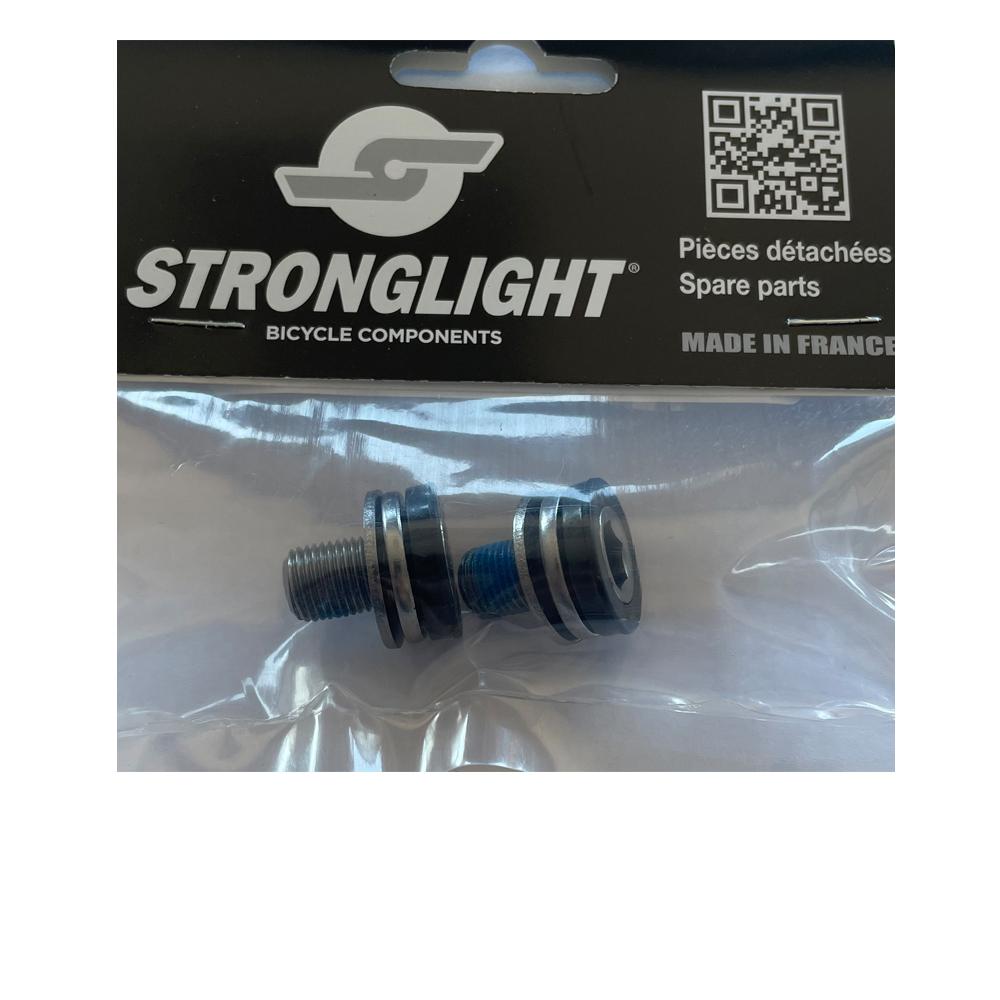 Stronglight Schrauben Set MAGAN 3B Silber-Stahl - Kurbelschrauben für E-Bike