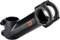 Schwarzer Ergotec AHEAD Vorbau High Piranha 2 31,8mm 110mm mit ergotec 6 Logo für Fahrräder.