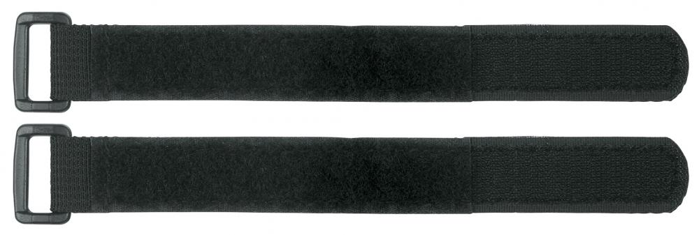 SKS Anywhere Adapter kurze Gurte schwarz, 2er Set, mit Klettverschluss und Kunststoffschnallen für Fahrrad-Sattelstützenmonta