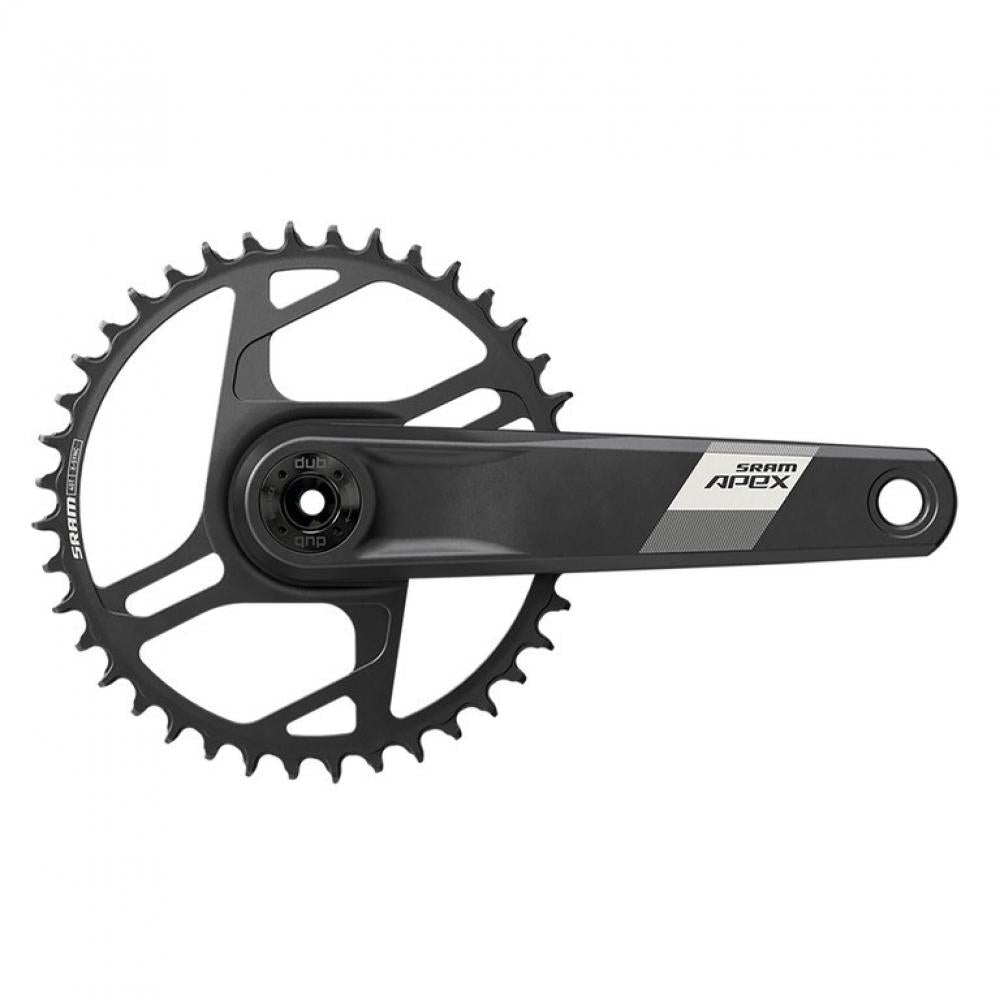 KRG SRAM Apex 1 D1 DUB wd 83A AI 172,5 42 Z,12-f., sw, alu, DM, o.DUB-Lager