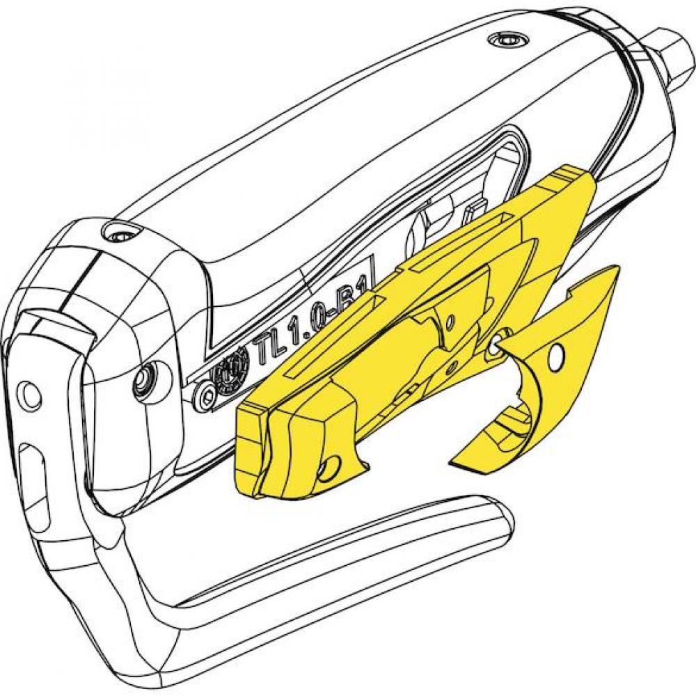 TRP Adapter-Kit TL1.0 SRAM eTAP Blips 912 Schwarz - Integration für Zeitfahrlenker