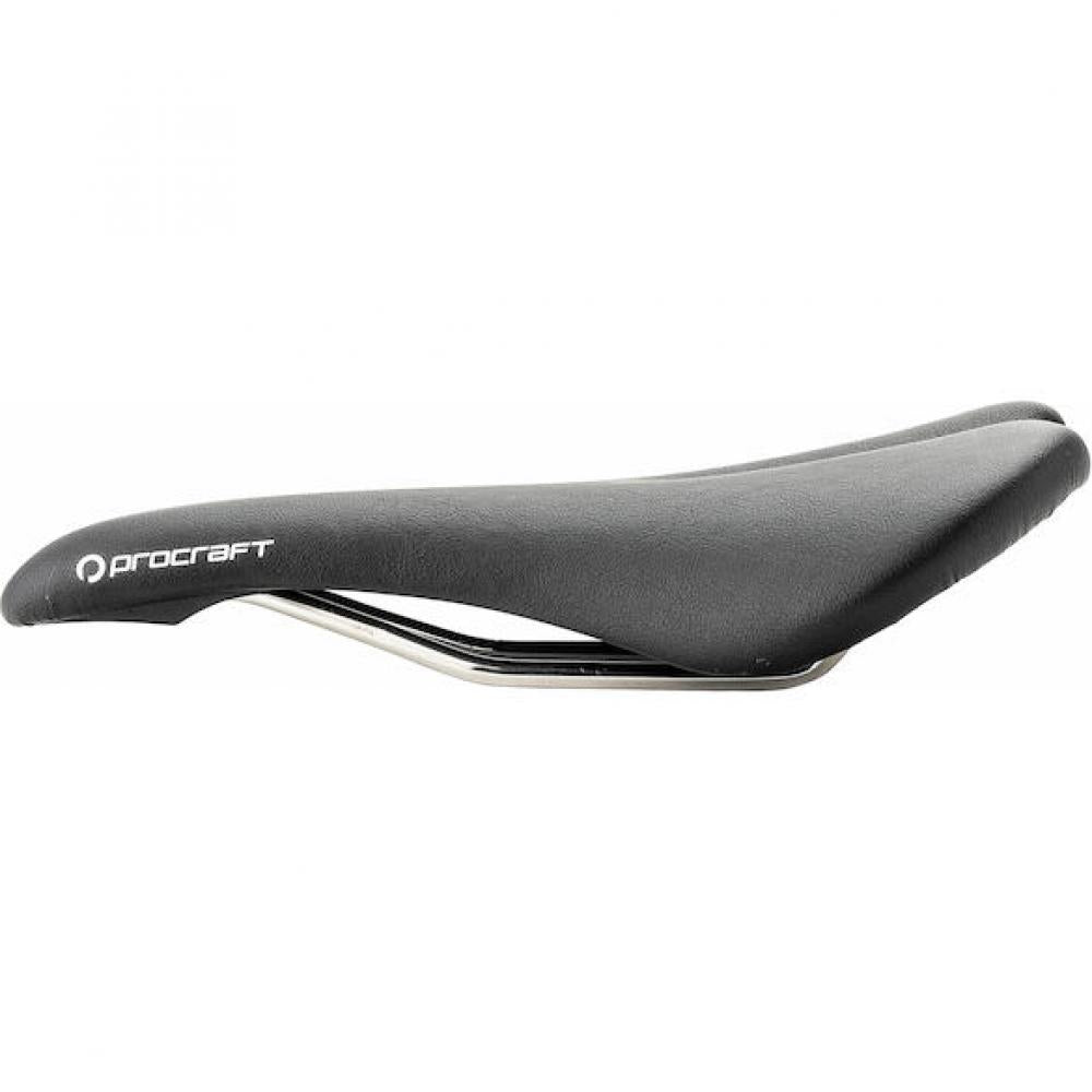 Procraft Sattel Race II Titan Standardgröße Schwarz - leichter Rennradsattel mit Titan-Gestell
