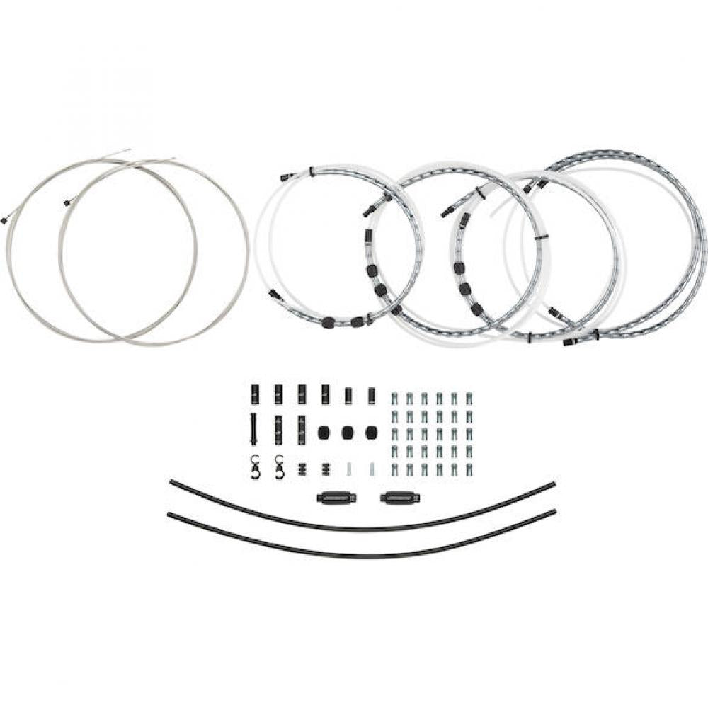 Jagwire Schaltzugset Road & Mountain Elite Link 2x Standardlänge Grau - präzise Schaltperformance